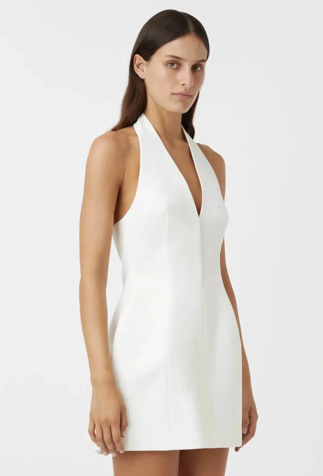 Camilla and Marc Petra Mini Dress Cream Size 8 for rent on The Volte - main image