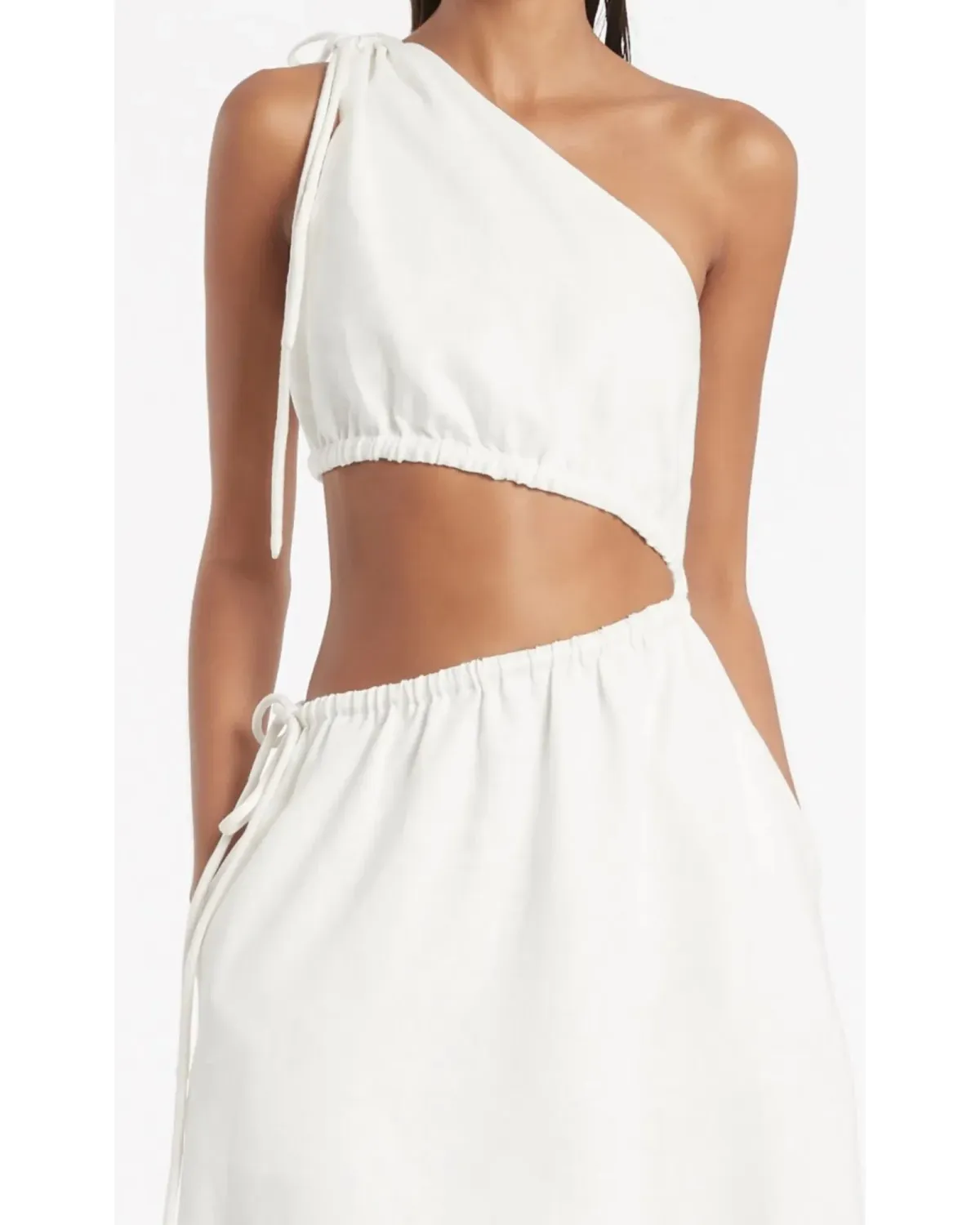 Sir The Label Blanche Asymmetrical Gown White Size 3 / AU 12 - Image 2