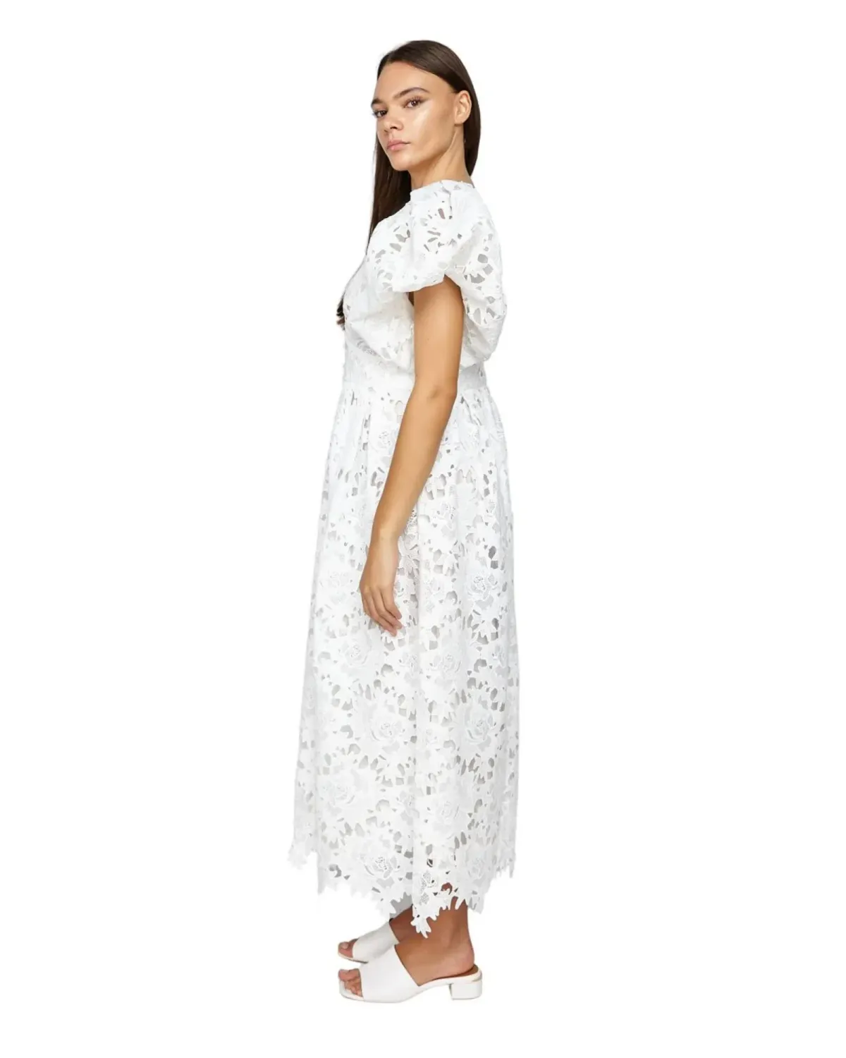 Leo Lin Jennifer Dress White Size AU 10 - Image 2