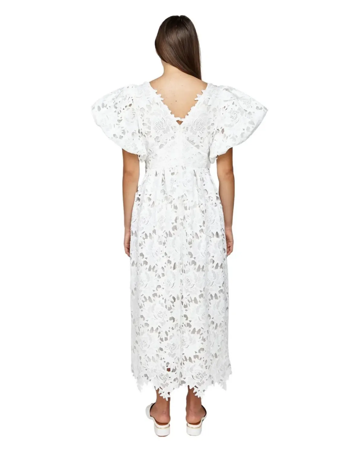 Leo Lin Jennifer Dress White Size AU 10 - Image 3