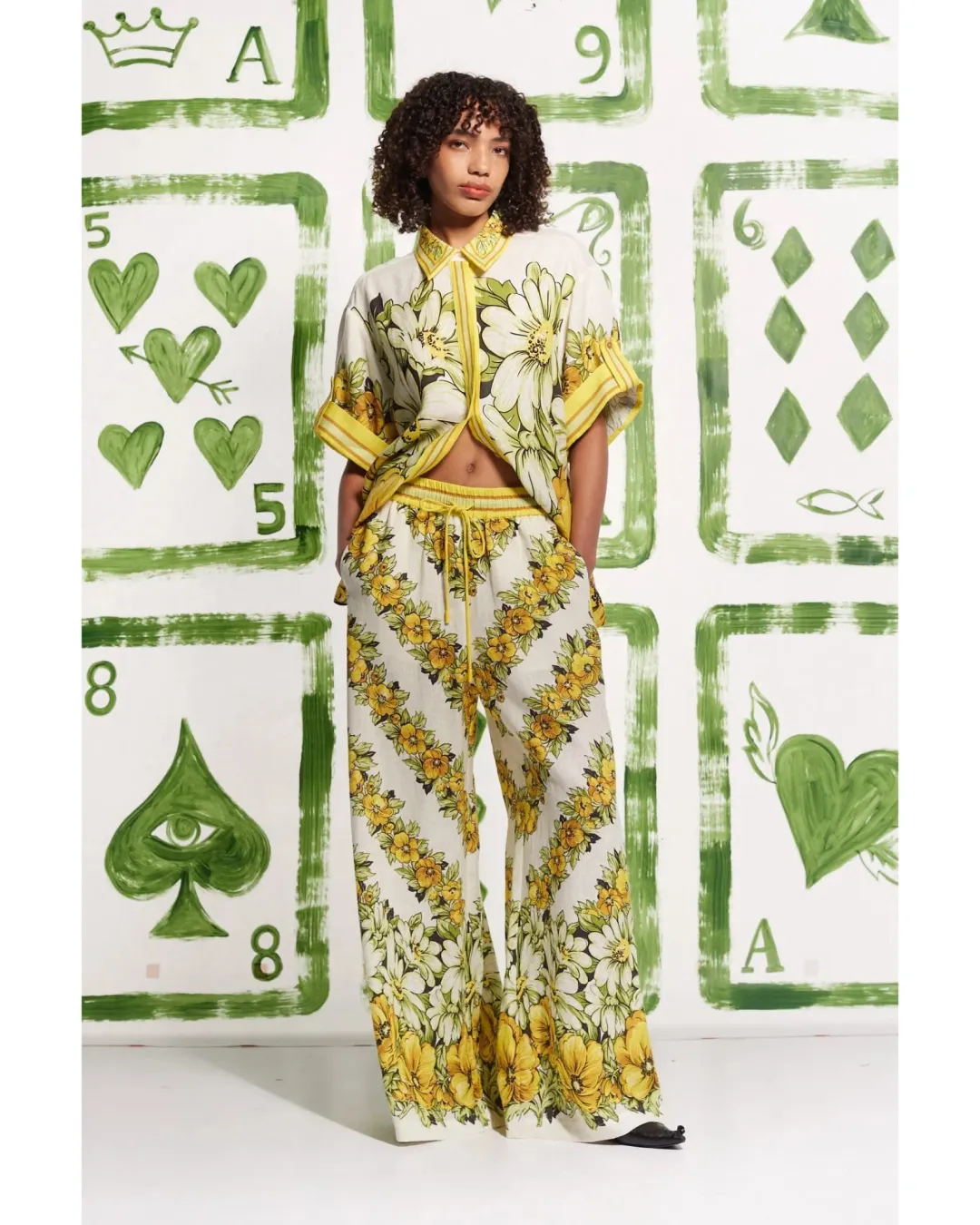 Alemais Gisela Shirt Size AU 8 and Pant Set Size 10 Print   for rent on The Volte - main image