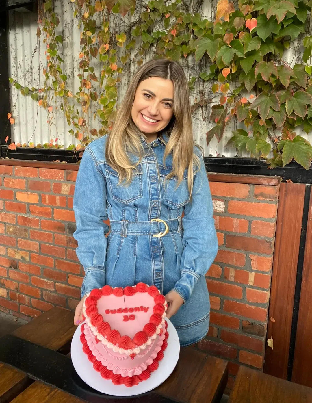 Aje Aradia Denim Mini Dress Classic Wash Size AU 4 for rent on The Volte - main image