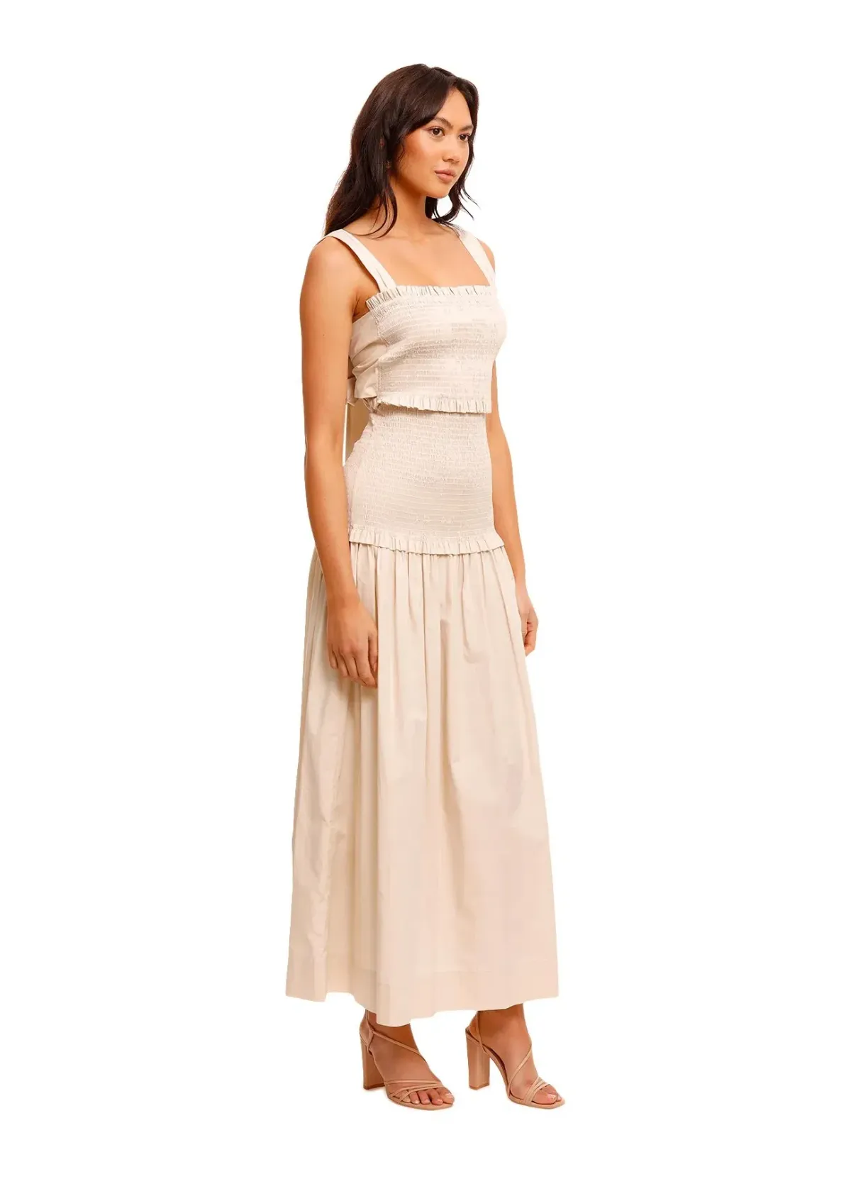Bec & Bridge Minou Maxi Dress Beige Size 8 - Image 2