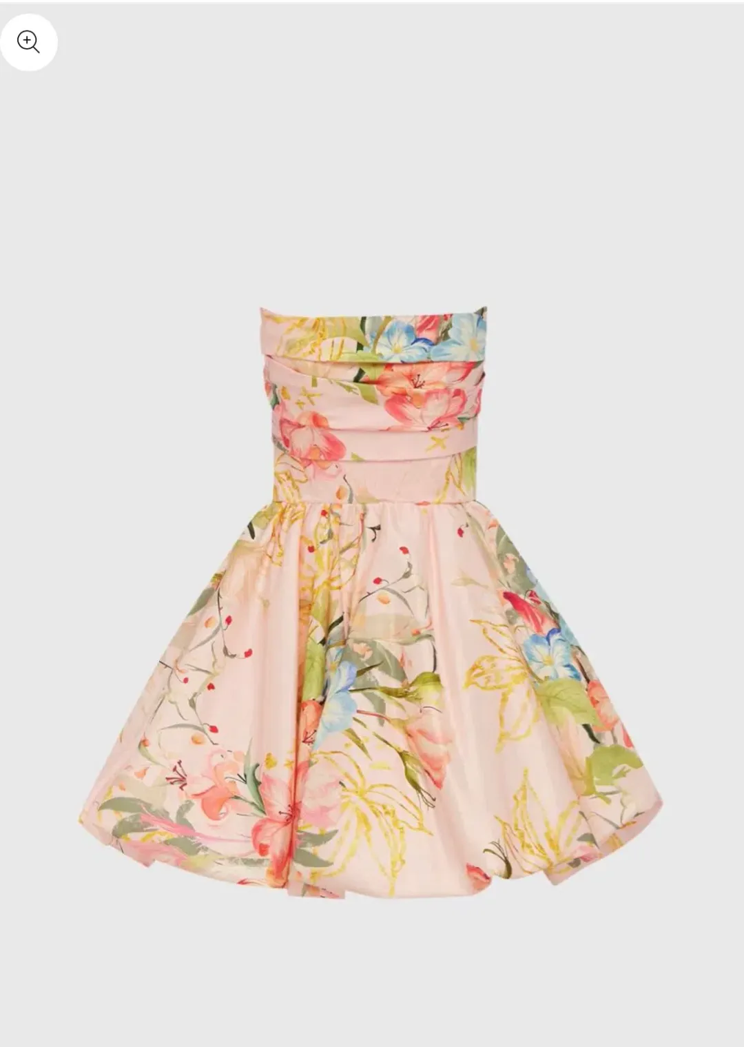 Leo Lin The Katy Bustier Mini Dress in Opulent Print Size 10 for rent on The Volte - main image