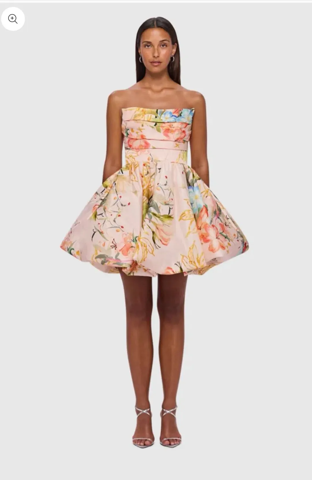 Leo Lin The Katy Bustier Mini Dress in Opulent Print Size 10 for rent on The Volte - main image