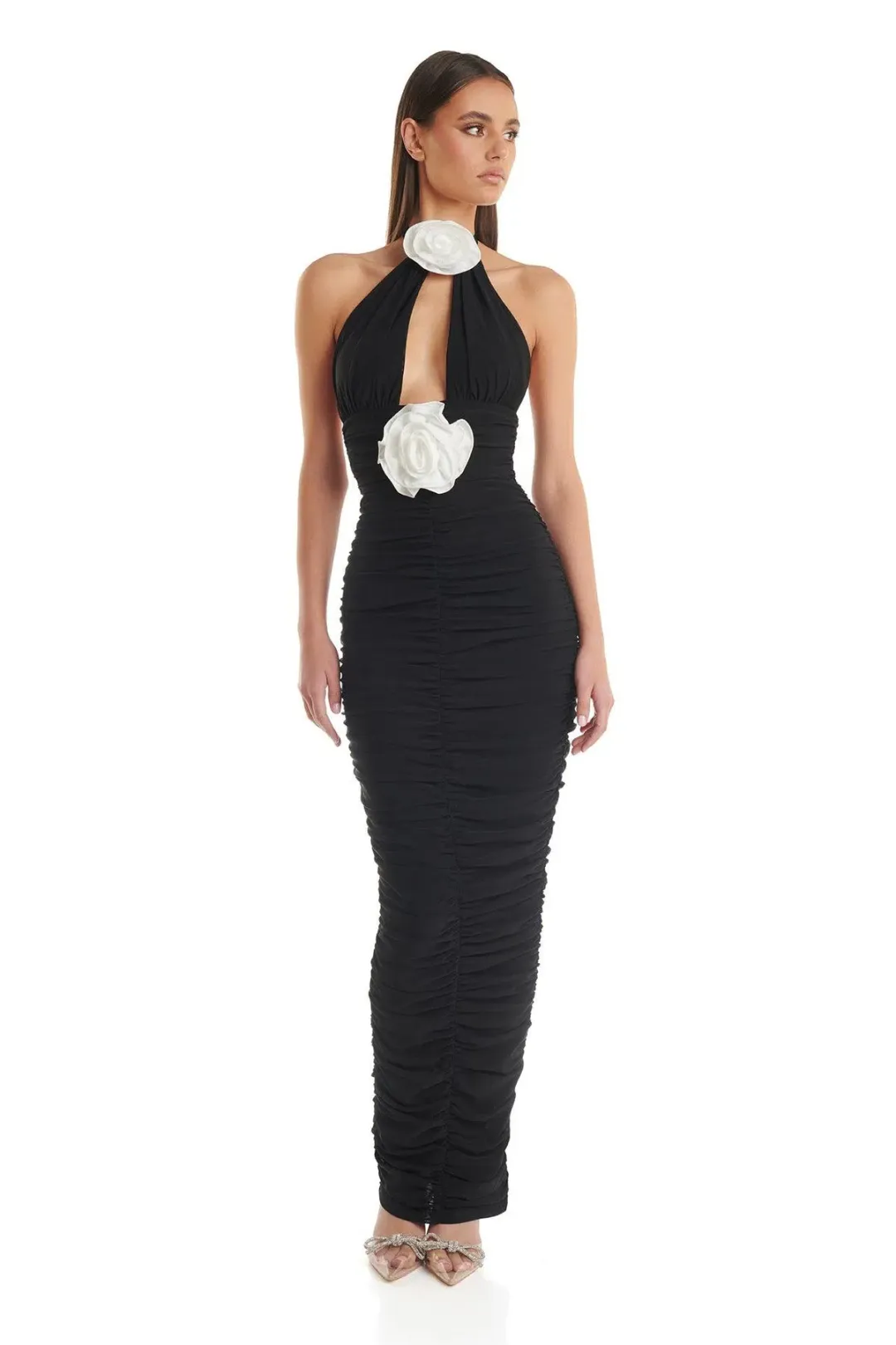 Eliya the Label Alanna Dress in Black Size 8 for rent on The Volte - main image
