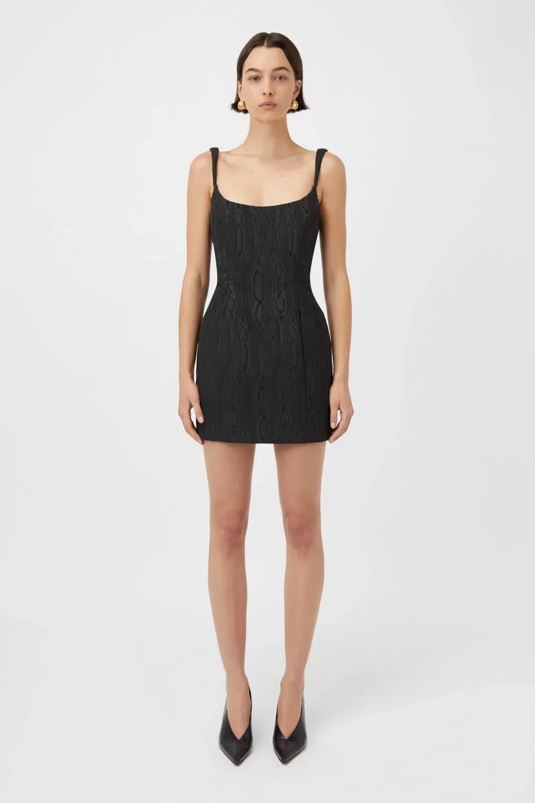 Camilla and Marc Malla Mini Dress Black Size 12 for rent on The Volte - main image