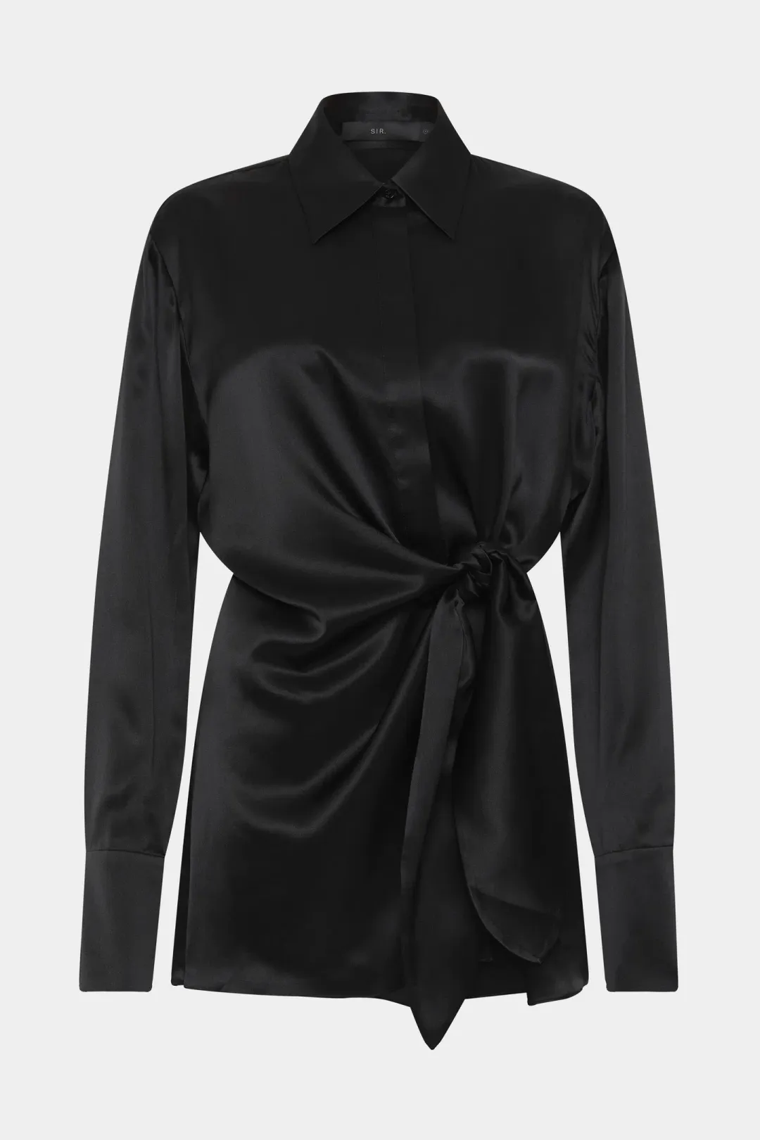 Sir the Label Sorrento Shirt Dress in Black Size AU 8 for rent on The Volte - main image