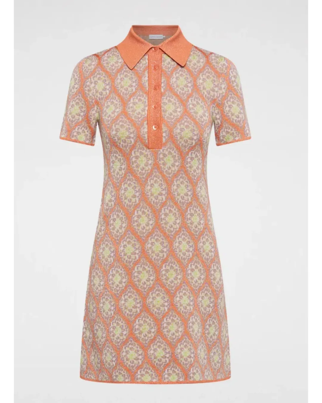 Scanlan Theodore Knit Brocade Mini Dress Floral Size XS / AU 6 for rent on The Volte - main image