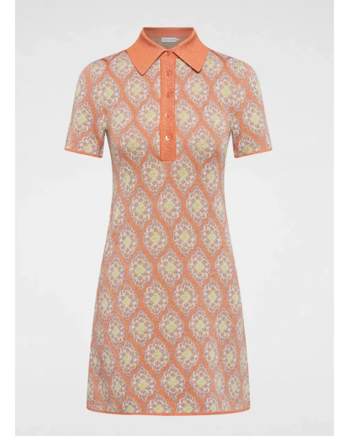 Scanlan Theodore Knit Brocade Mini Dress Floral Size XS / AU 6 - Image 3