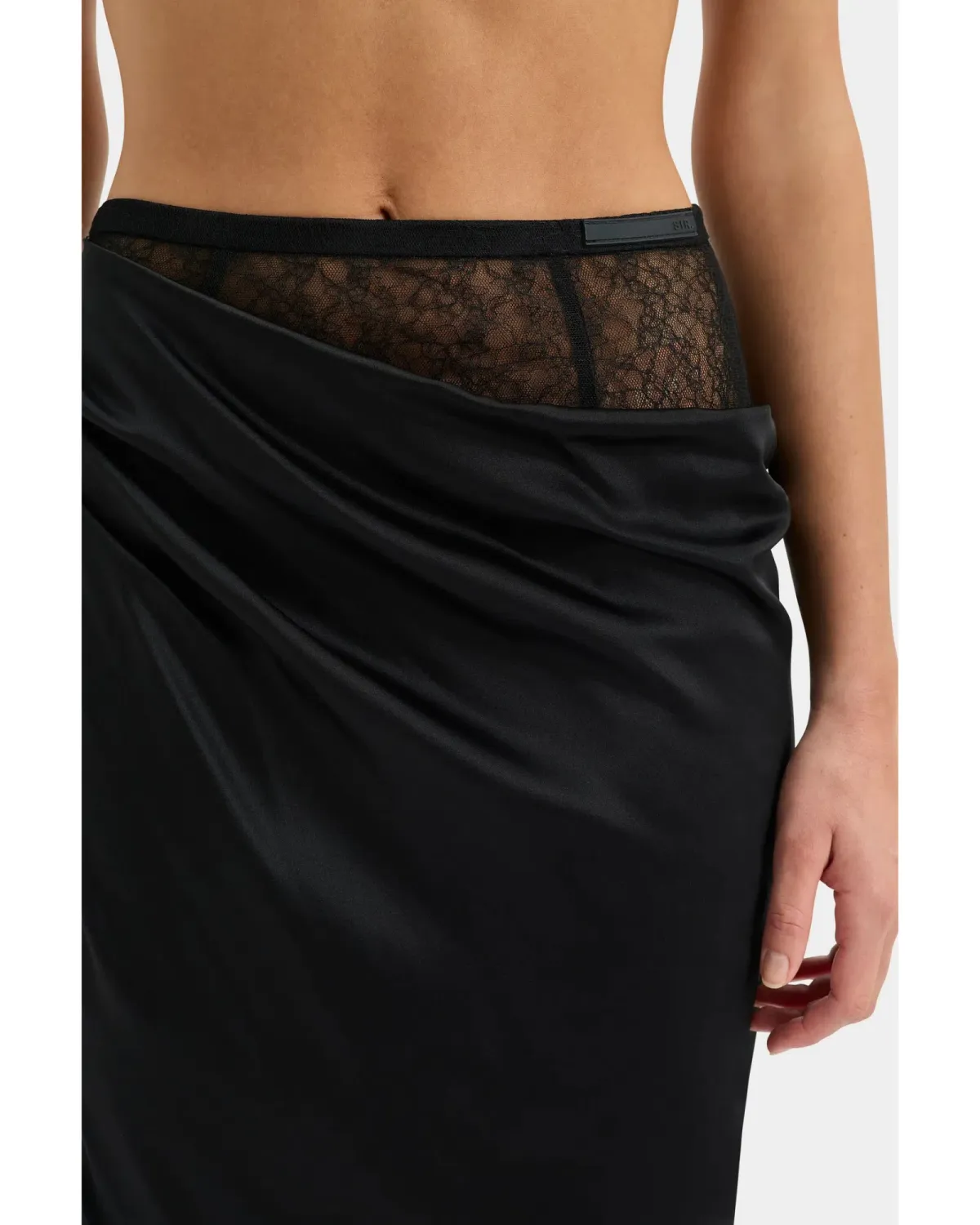 Sir The Label Dunya Bralette and Skirt Set Black Size AU 8 - Image 4