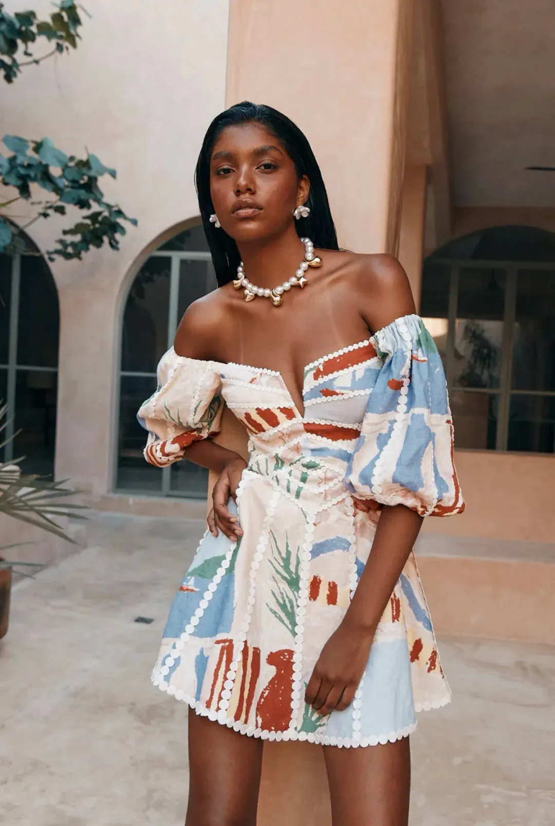 Zaco Como Dress Visione Size 8  for rent on The Volte - main image