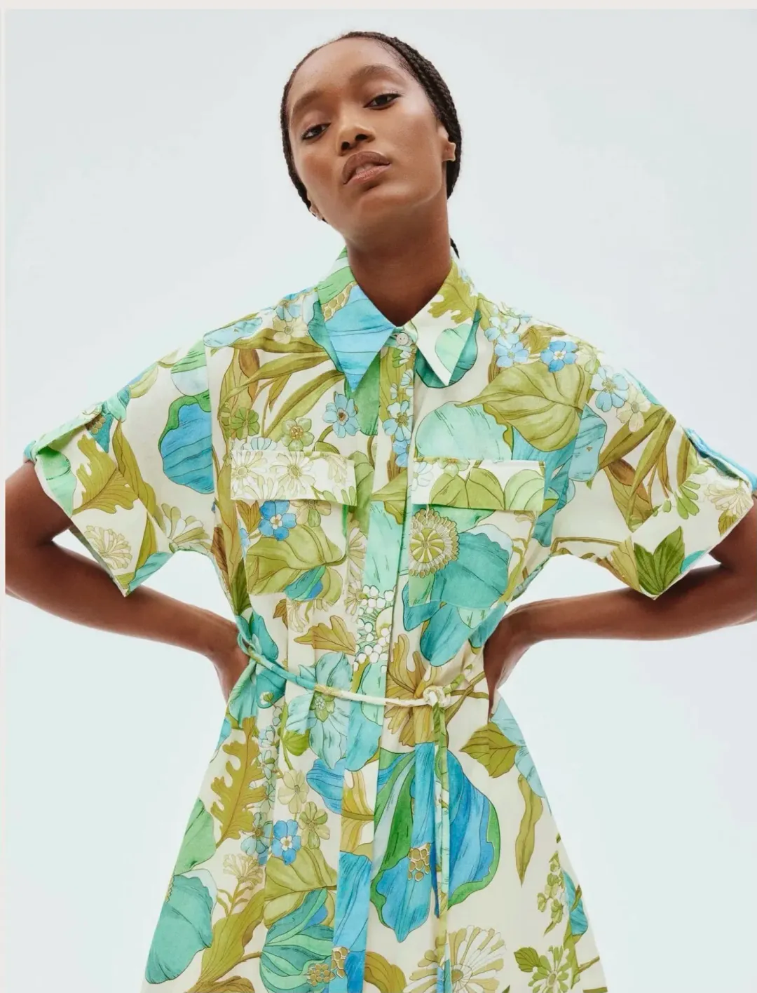 Alemais Janis Shirt Dress Floral Size 14 for rent on The Volte - main image