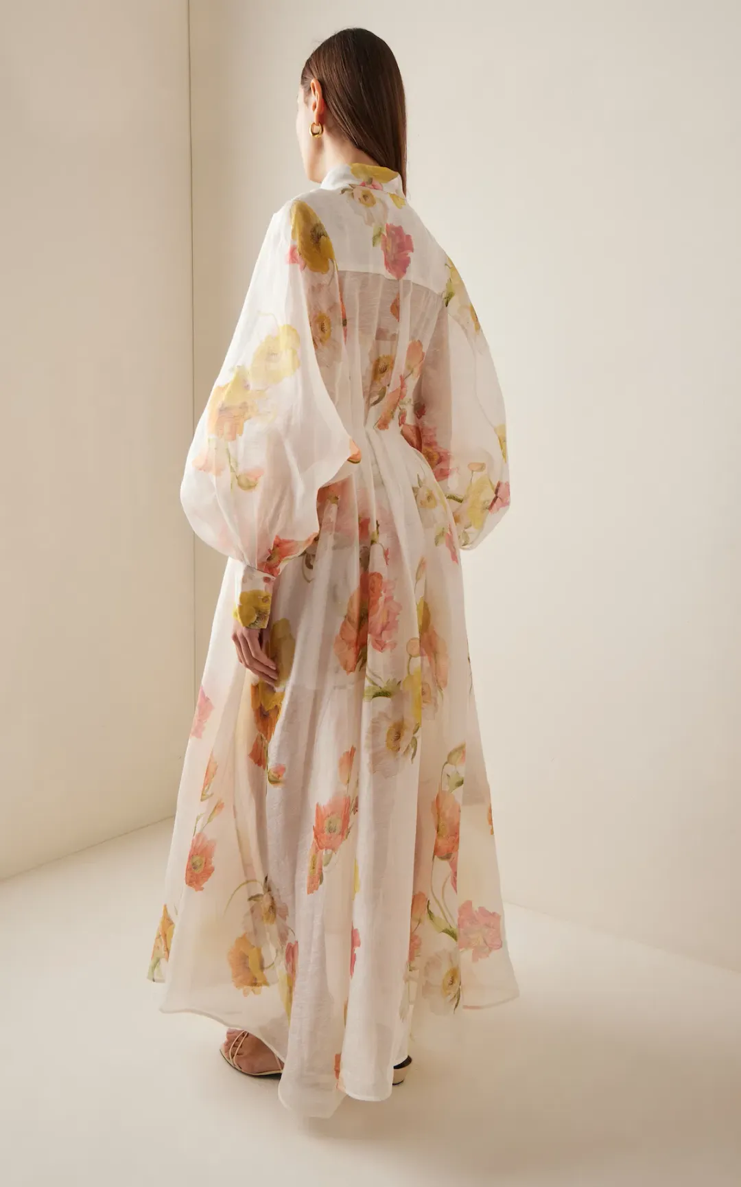 Zimmermann Tranquillity Shacket Dress Multi Poppy Size 1 / AU 10 for rent on The Volte - main image
