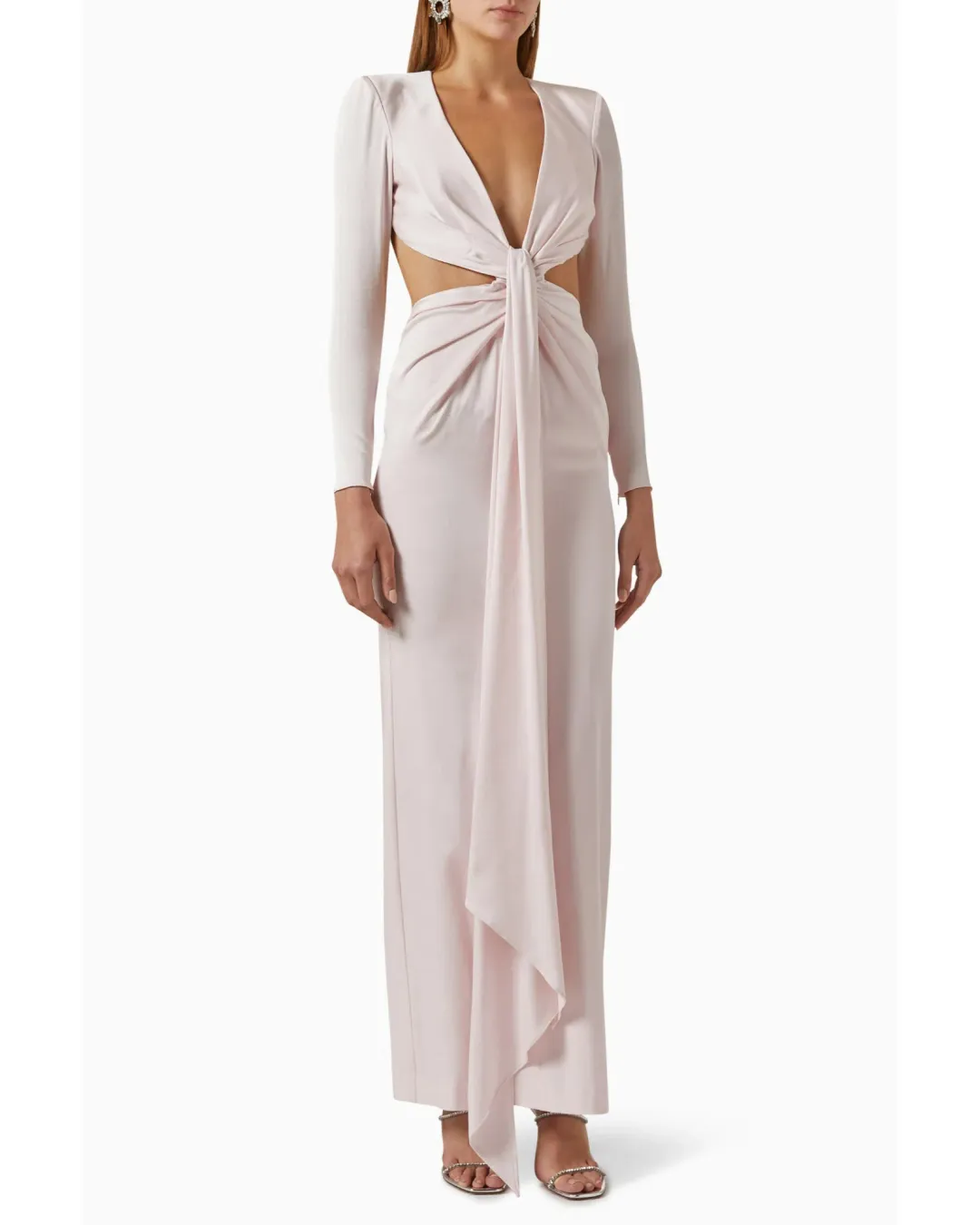 Alex Perry Dalten Dress Light Pink Size AU 8 for rent on The Volte - main image