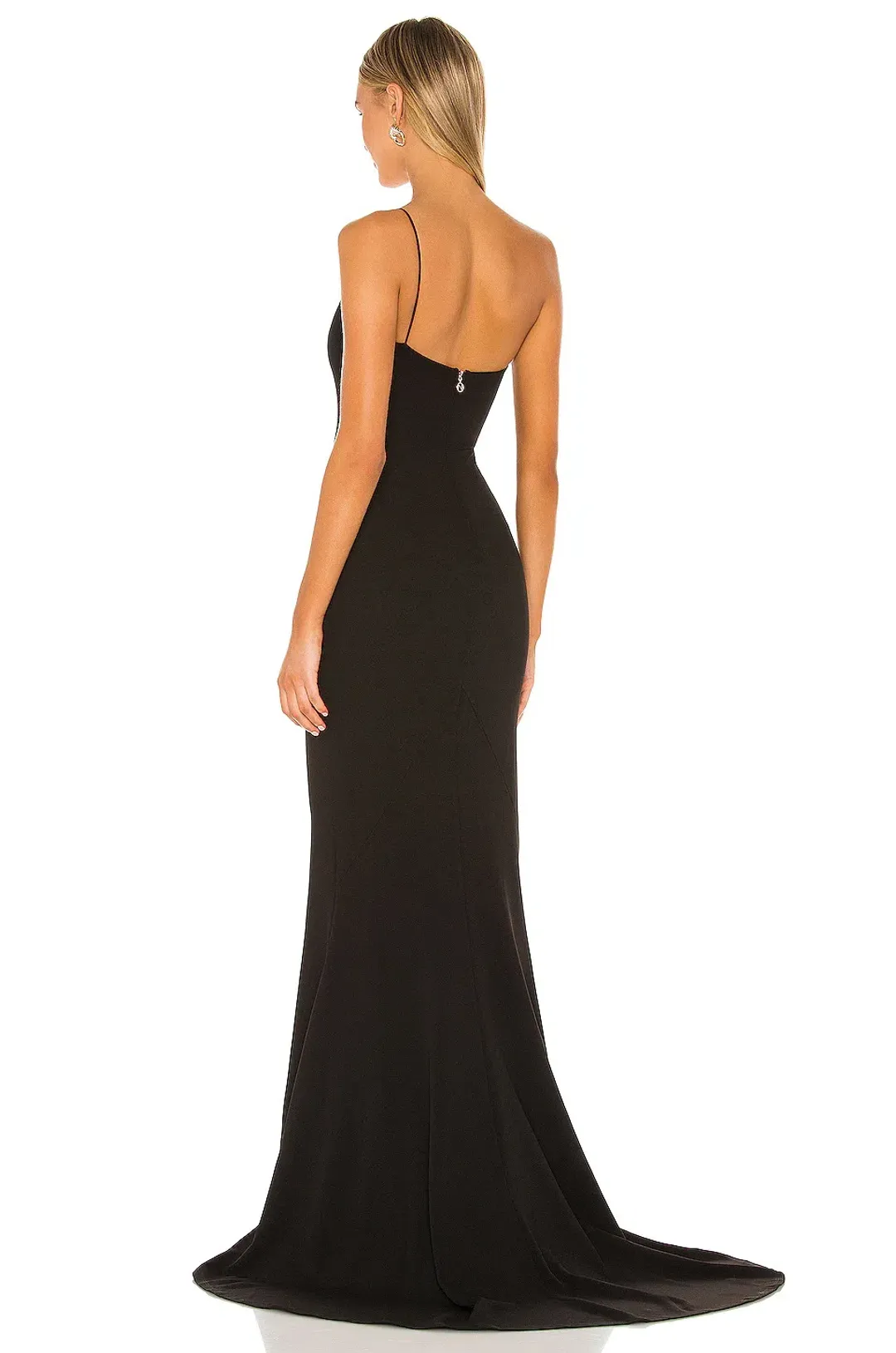 Nookie Jasmine One Shoulder Gown Black Size 8 for rent on The Volte - main image