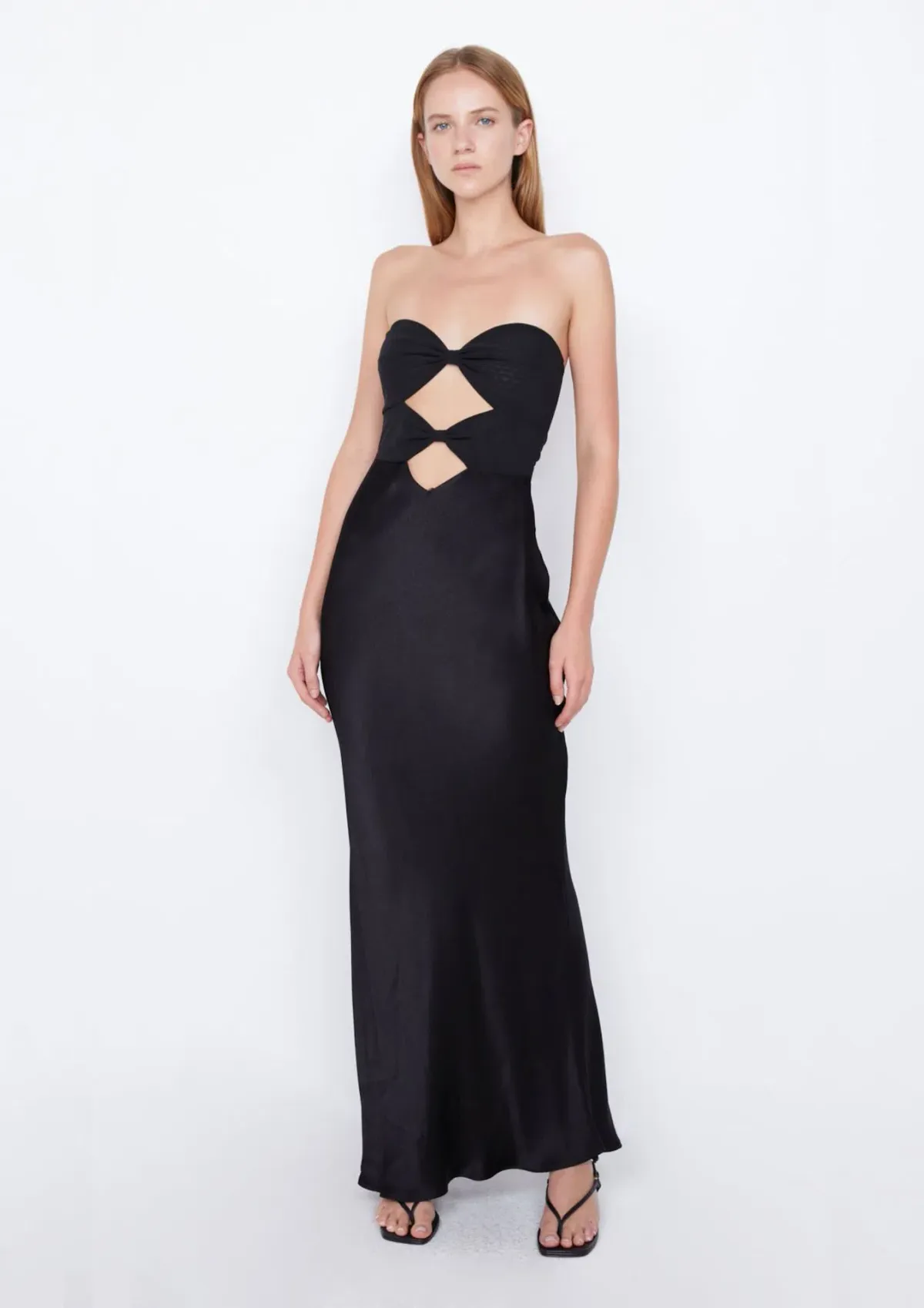Bec & Bridge Halle Strapless Dress Black Size 8 - Image 1