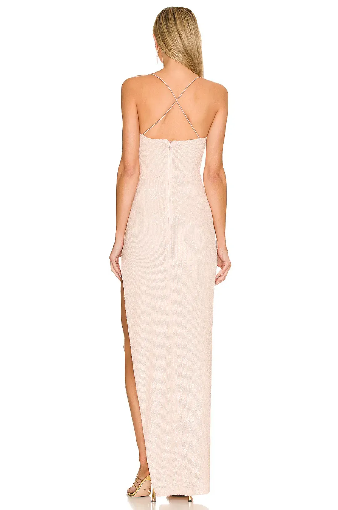 Nookie Leilani Gown Nude Size 8 for rent on The Volte - main image