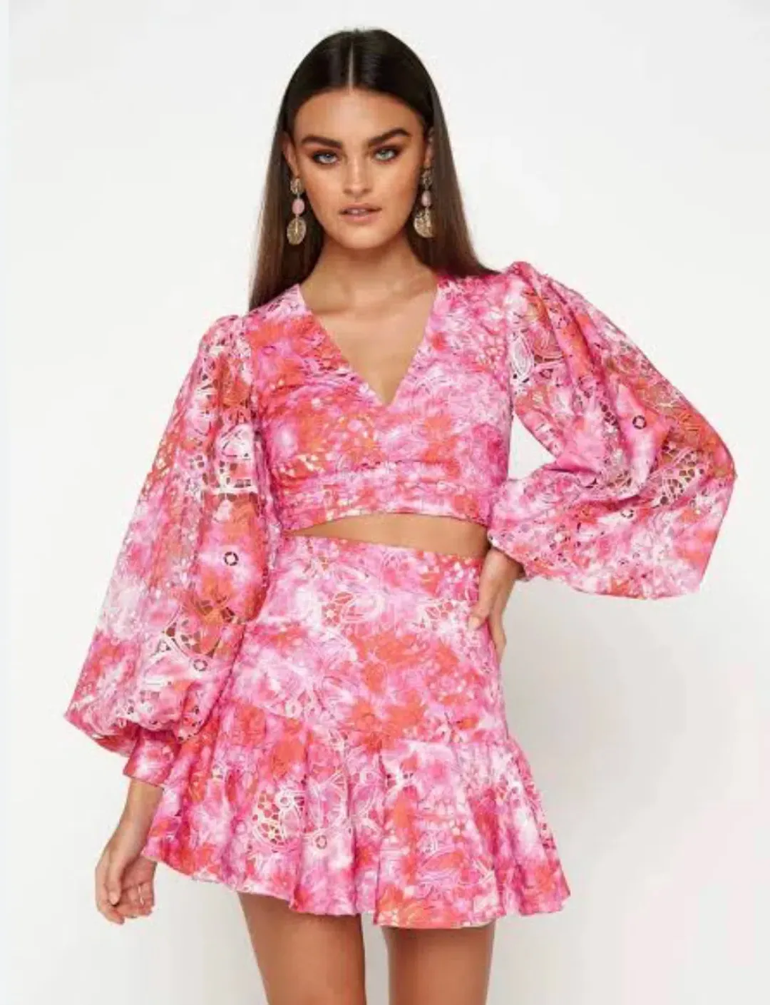 Mossman The Wonderland Top Multi Floral Size 8 for rent on The Volte - main image