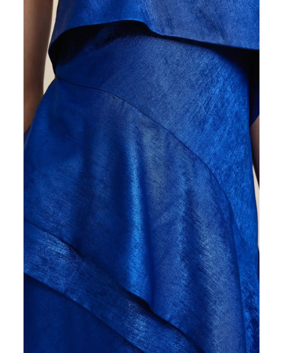 Acler Harley Midi Dress Regal Blue Size AU 14 - Image 3