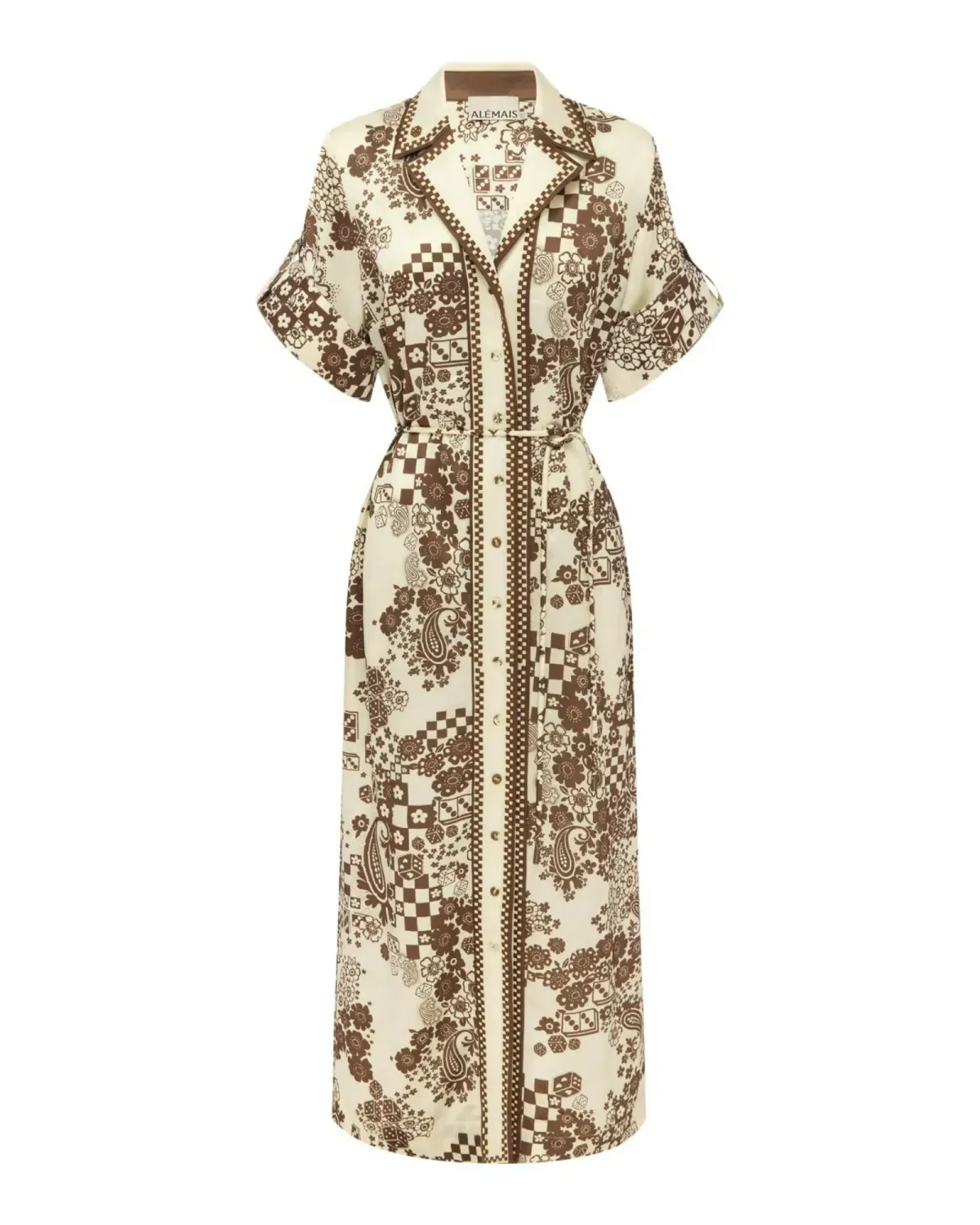 Alemais Vinnie Shirtdress Print Size AU 14 - Image 5