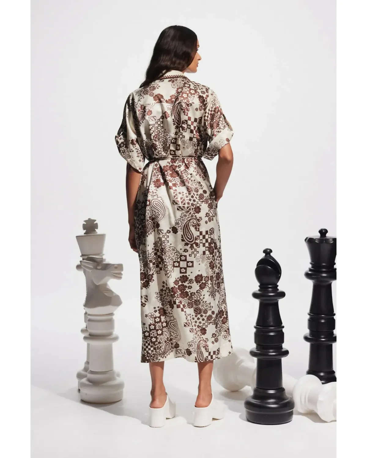 Alemais Vinnie Shirtdress Print Size AU 14 - Image 4