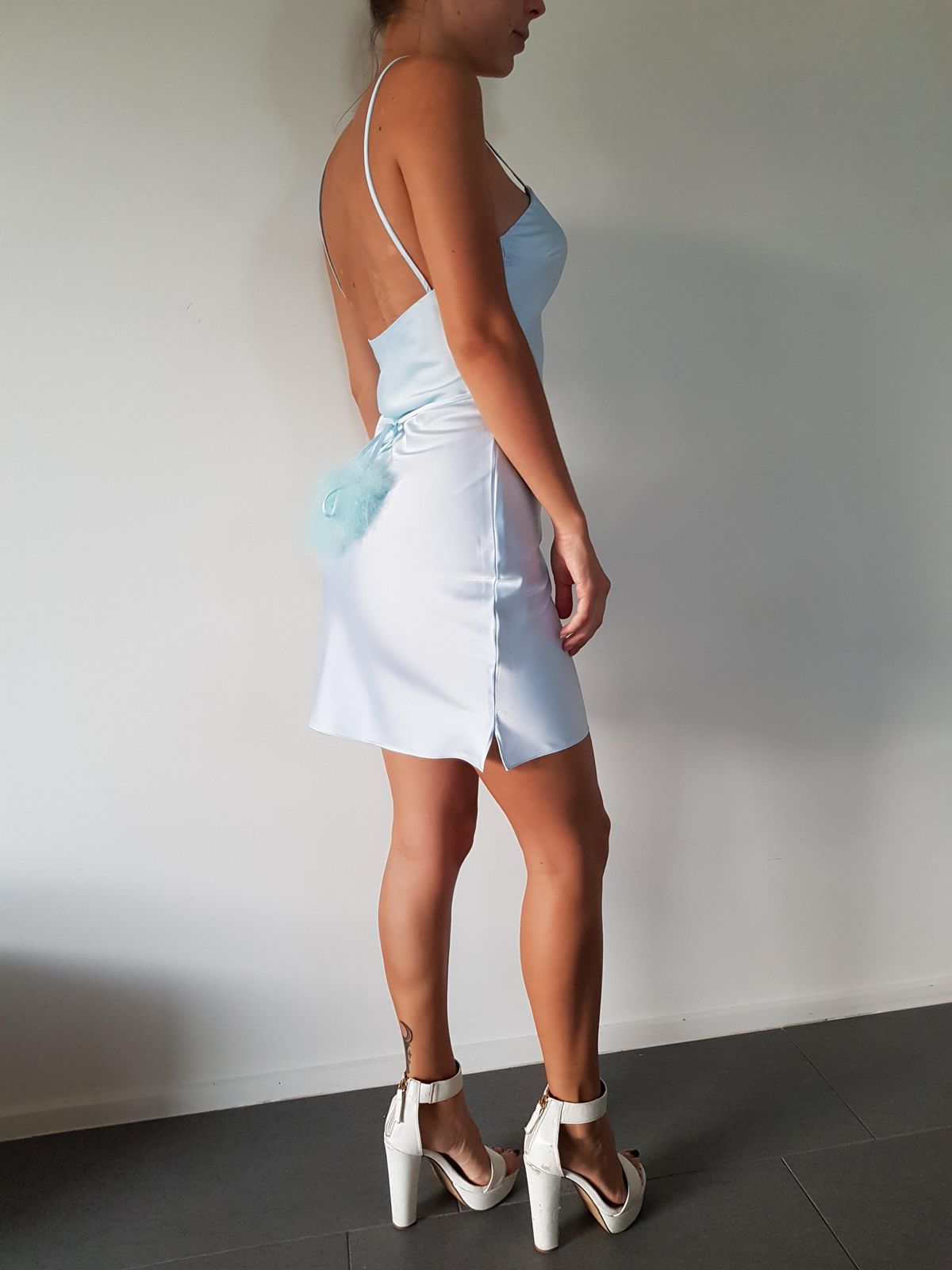 Dyspnea Gold Digger mini slip - ivy blue - Image 4