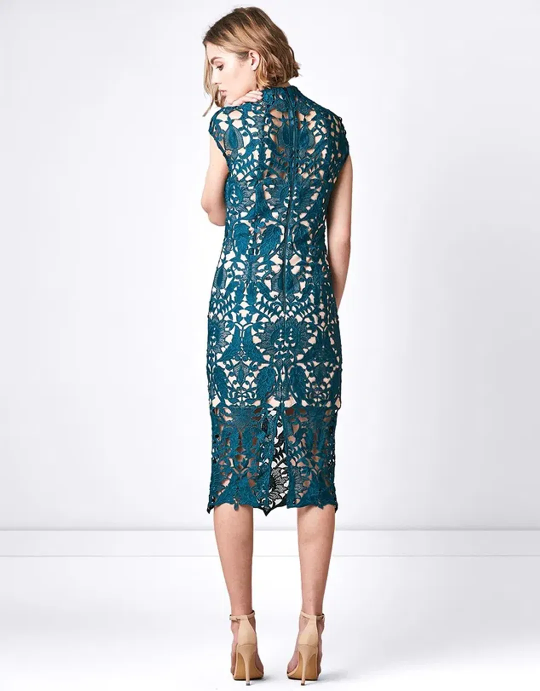 Rodeo Show Zara Sheath Dress Green Size 10 for rent on The Volte - main image