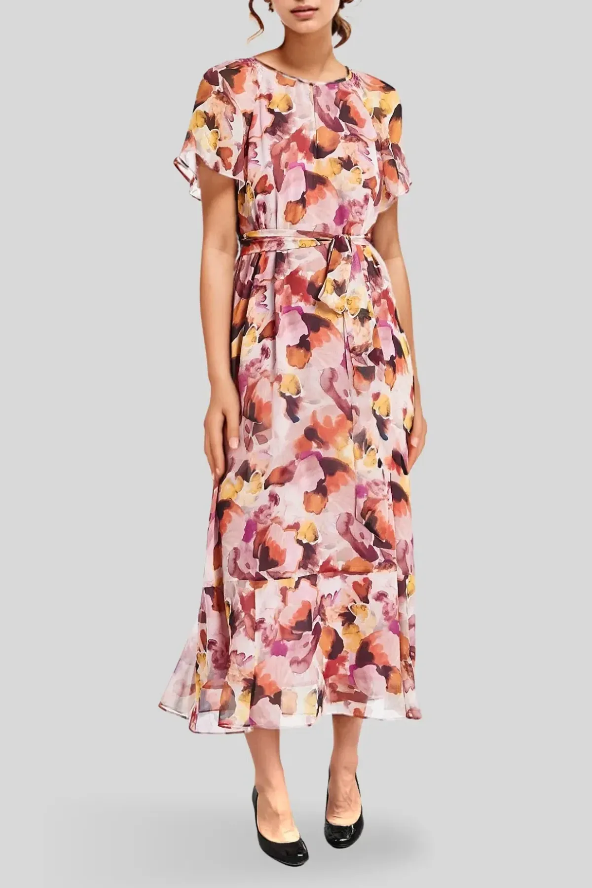 David Lawrence Matea Dress Floral Size 10 - Image 1