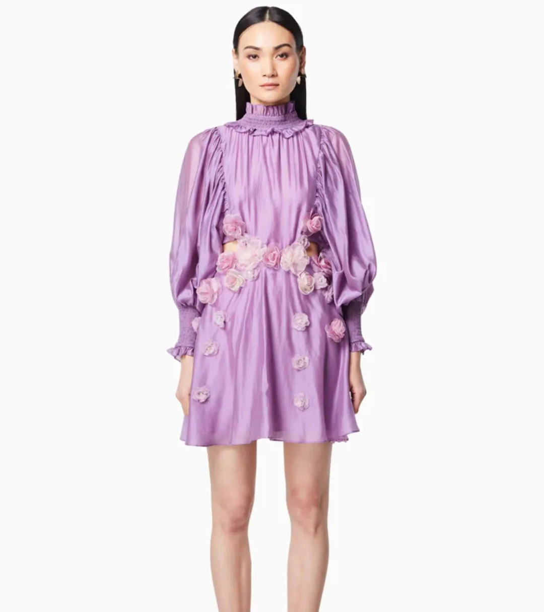 Elliatt Barcelona Dress Purple Size M/Au 10  for rent on The Volte - main image