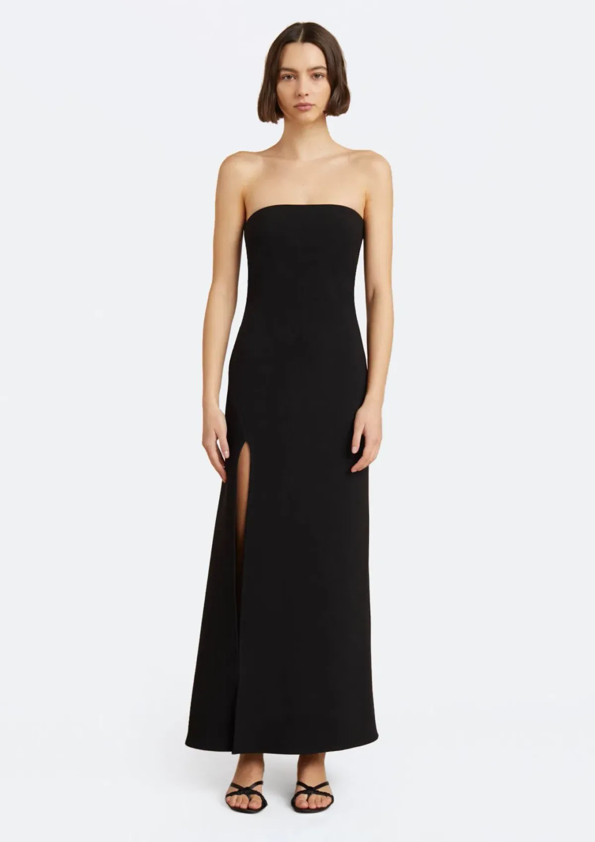 Bec & Bridge Ryan Strapless Dress Black Size AU 12 - Image 1