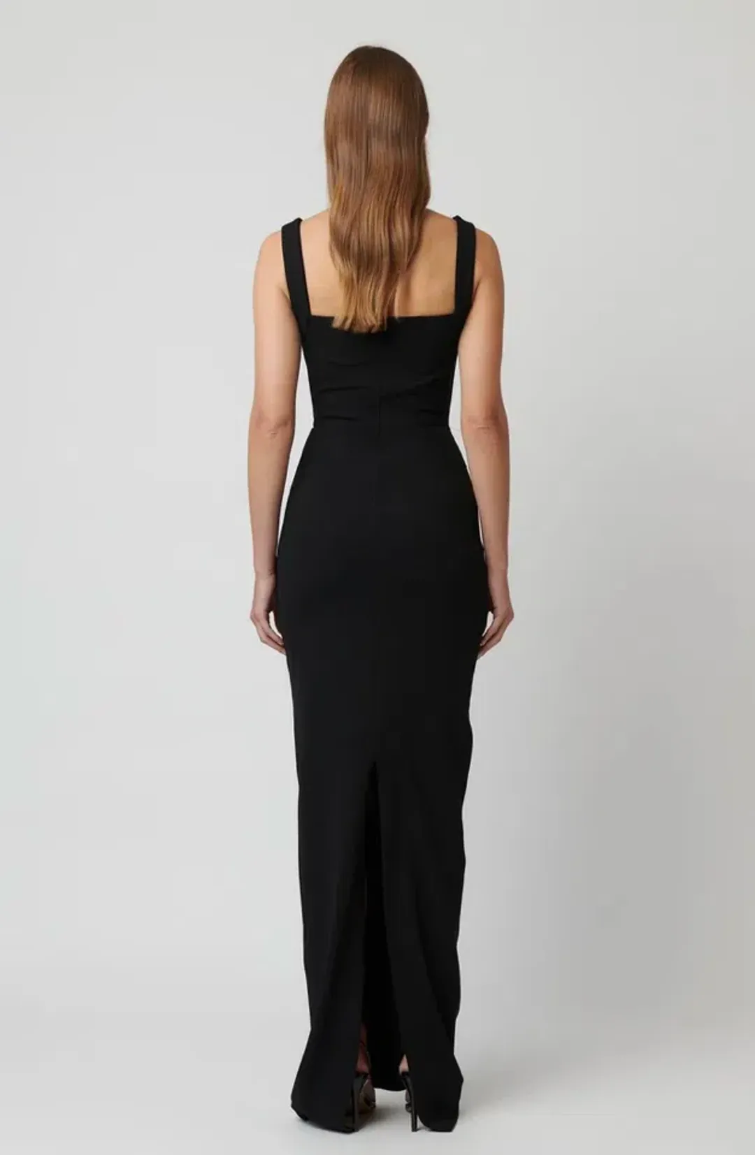 Effie Kats Marbella Gown Black Size 12 for rent on The Volte - main image