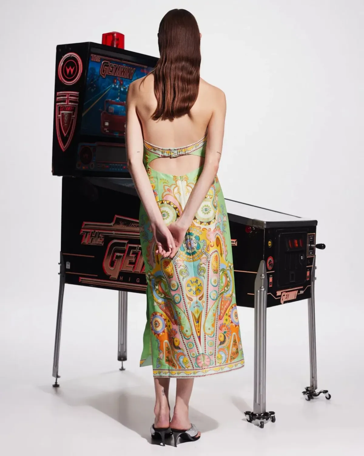 Alemais Pinball Bodice Dress Multi Size AU 8 - Image 3