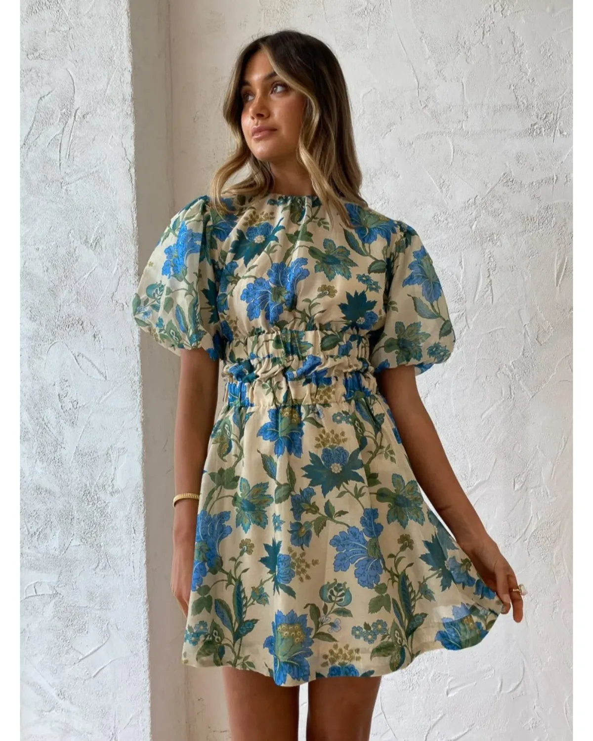 Sir the Label Cecilia Open Back Mini Dress Marguerite Print Size 1 / AU 8 - Image 2