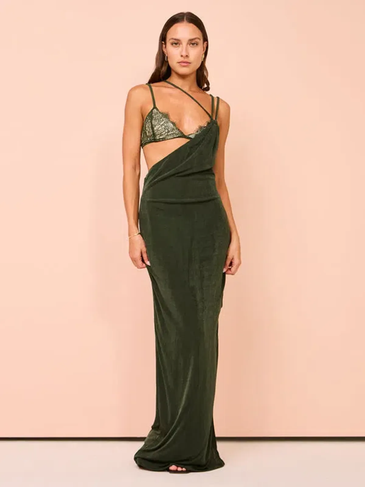 Tojha Alberta Dress in Pesto Size 8 - Image 2