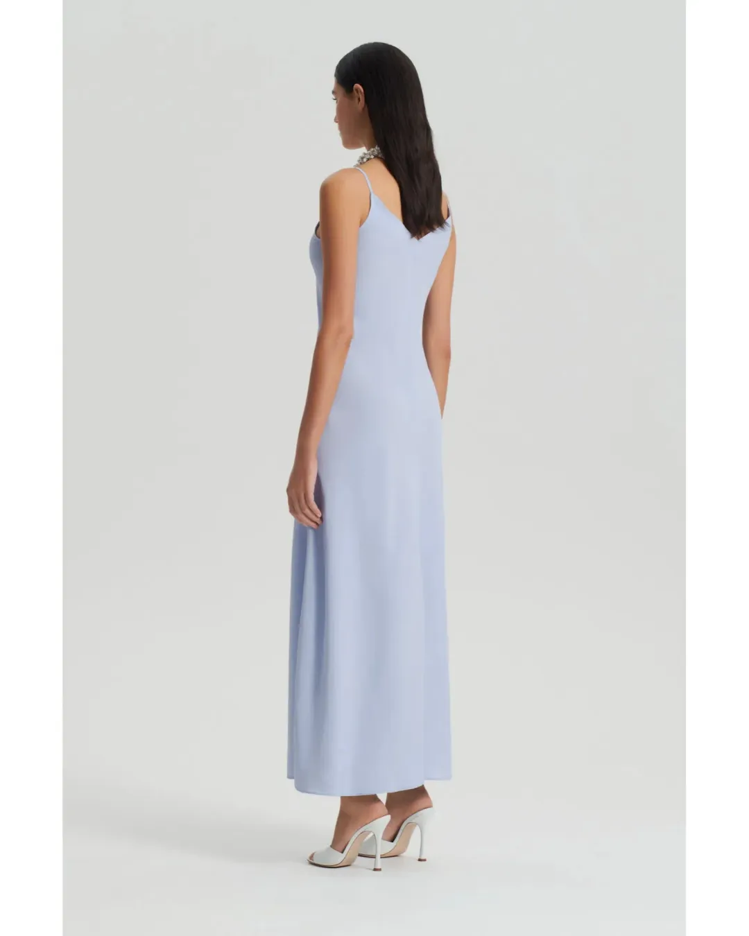 Scanlan Theodore Viscose Slip Dress Aquatic Size AU 6 for rent on The Volte - main image