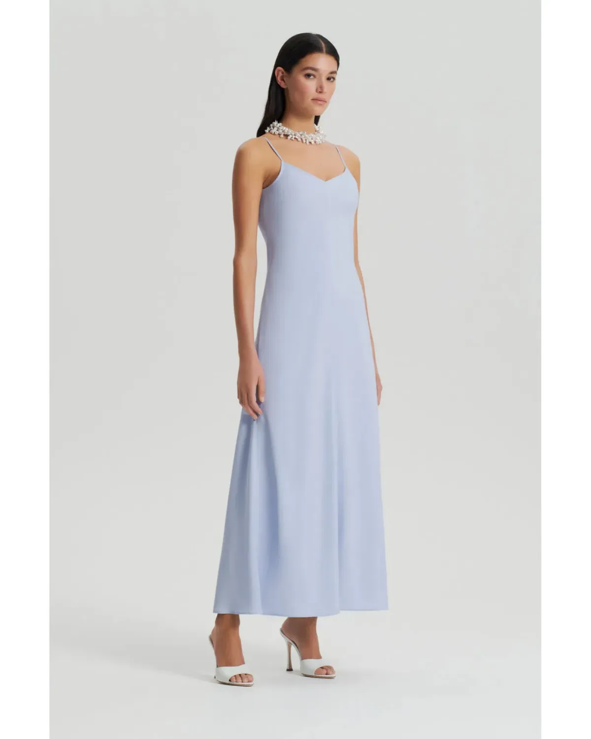 Scanlan Theodore Viscose Slip Dress Aquatic Size AU 6 - Image 2