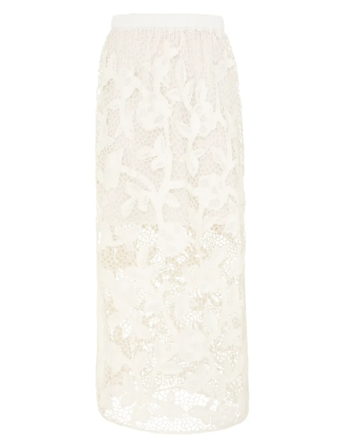 Zimmermann Golden Crochet Lace Top and Skirt Set Ivory Size 0 / AU 8 - Image 5