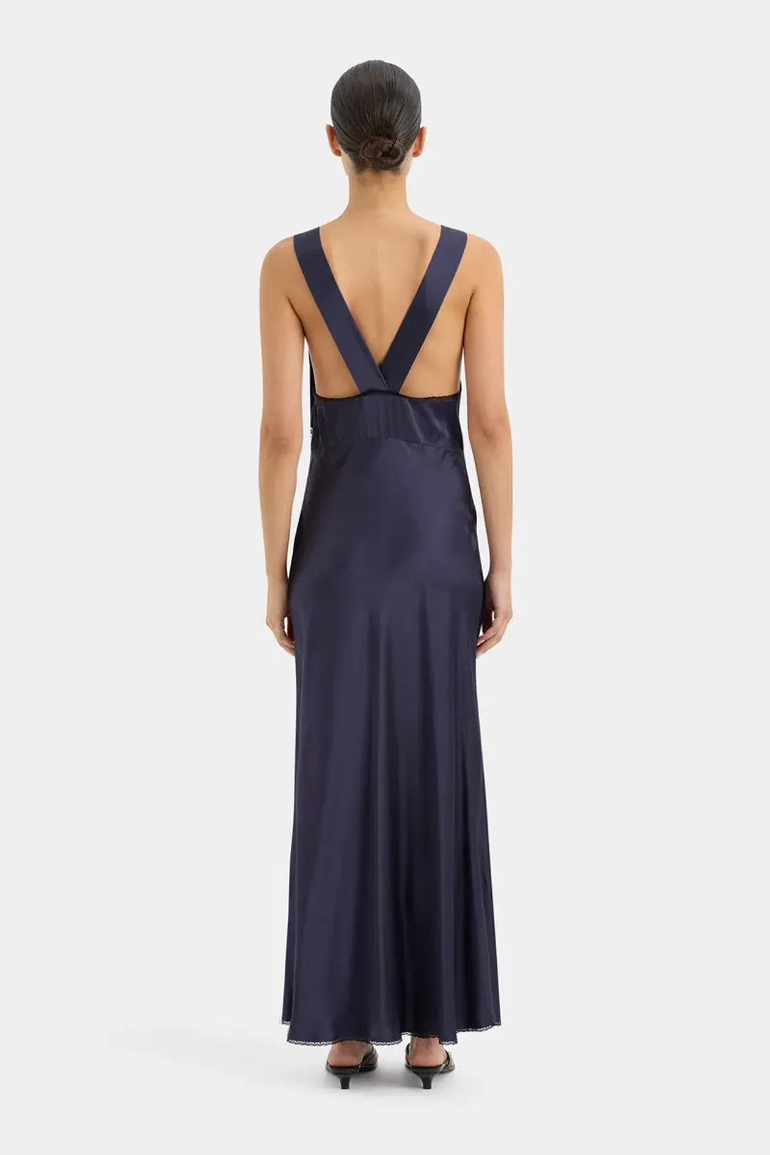Sir the Label Aries Cut Out Gown Navy Size 1 / AU 10 for rent on The Volte - main image