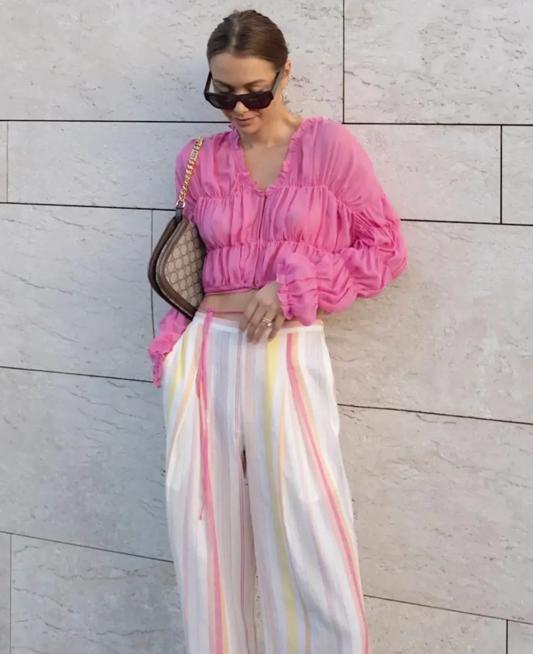 Hansen & Gretel Ithica Top Pink Size 10 for rent on The Volte - main image