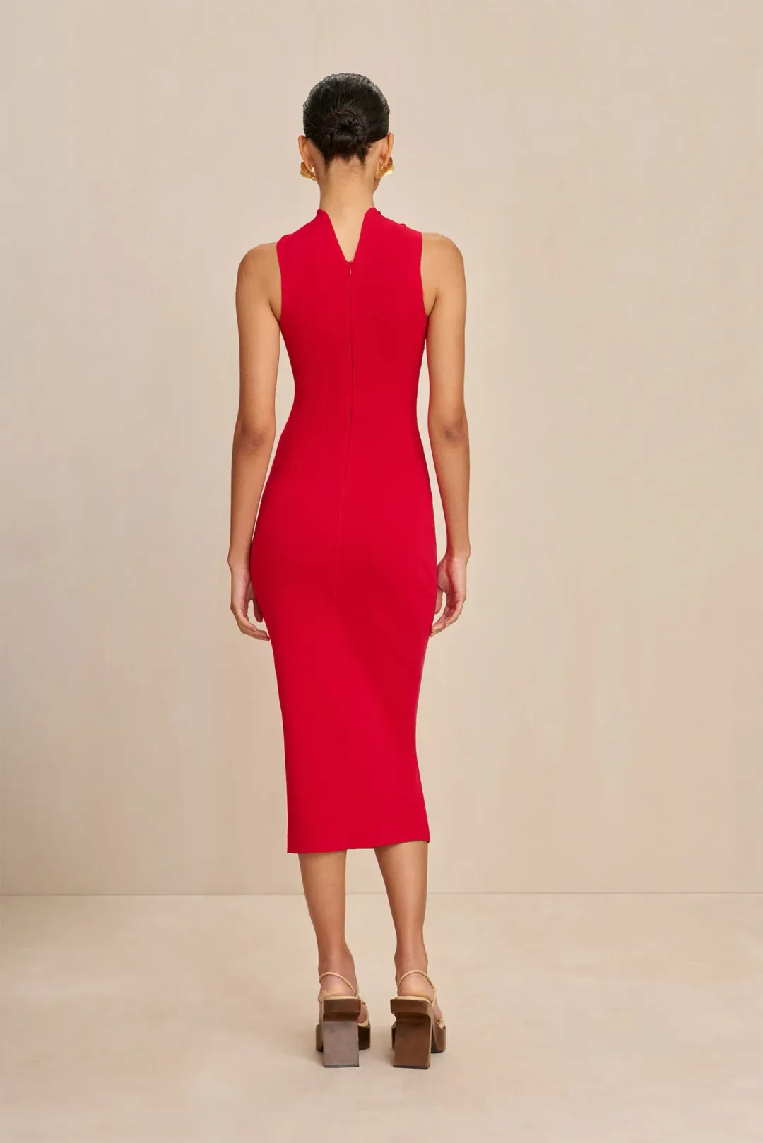 Cult Gaia Cristos Knit Dress In Lollipop Size 6  for rent on The Volte - main image