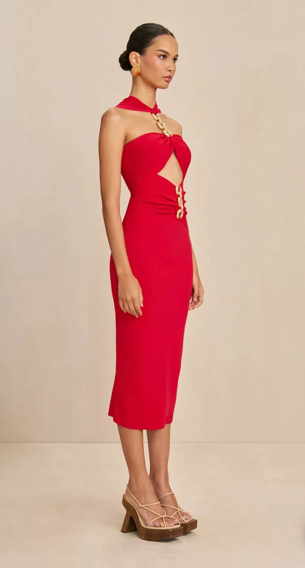 Cult Gaia Cristos Knit Dress In Lollipop Size 6  - Image 3