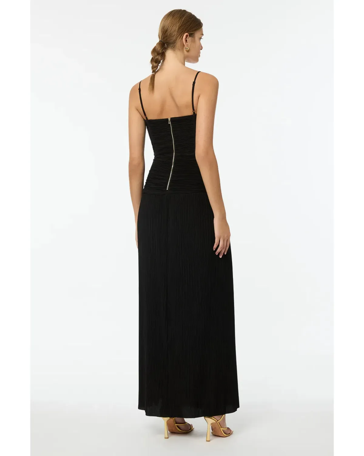 Manning Cartell double Time Pleat Dress Black Size AU 8  - Image 5