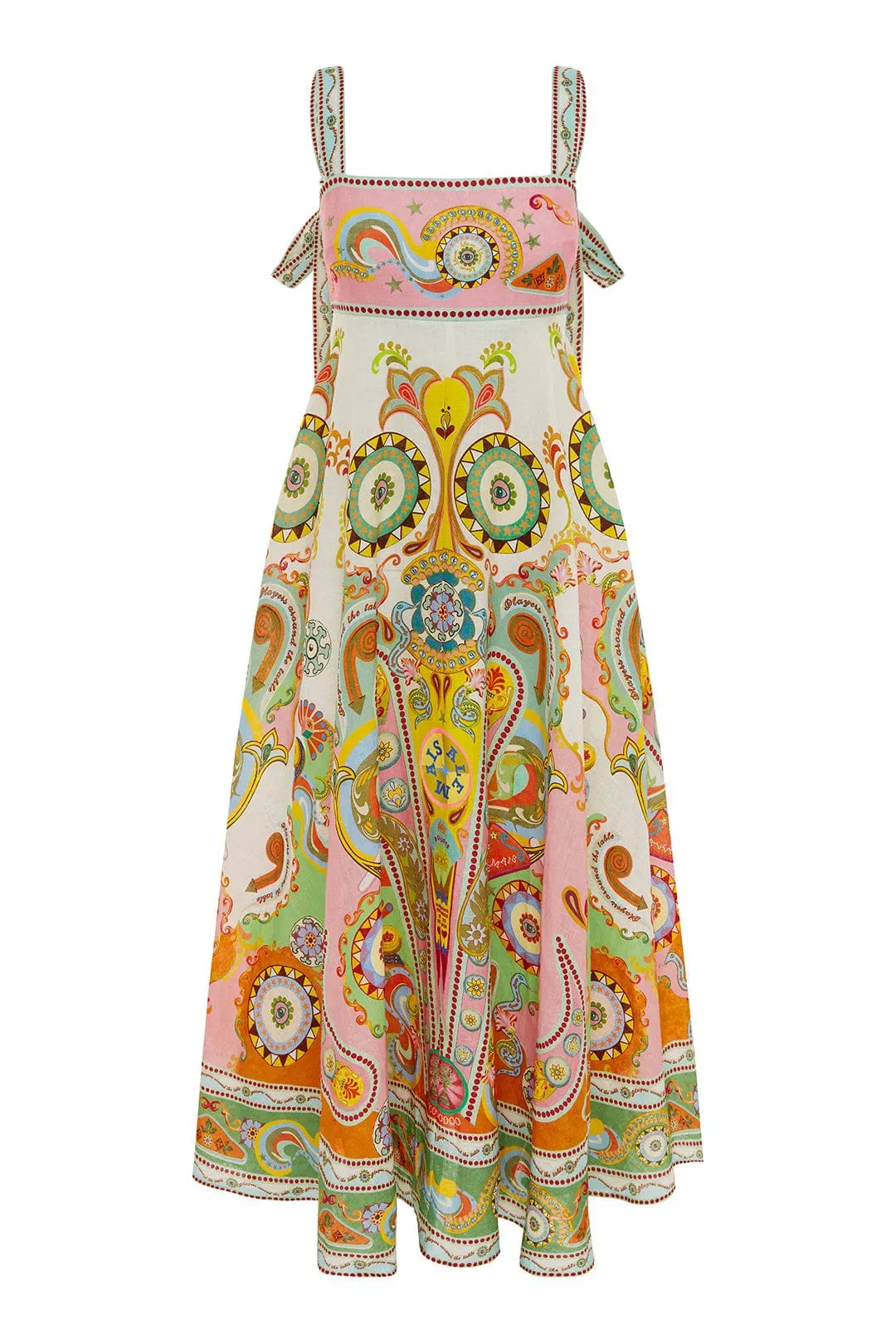 Alemais Pinball Sundress Multi Size 8 for rent on The Volte - main image