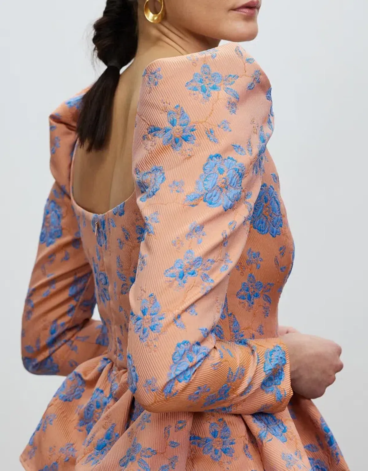 Nicola Finetti Lolly Mini Dress Multi Floral Size 10 - Image 5