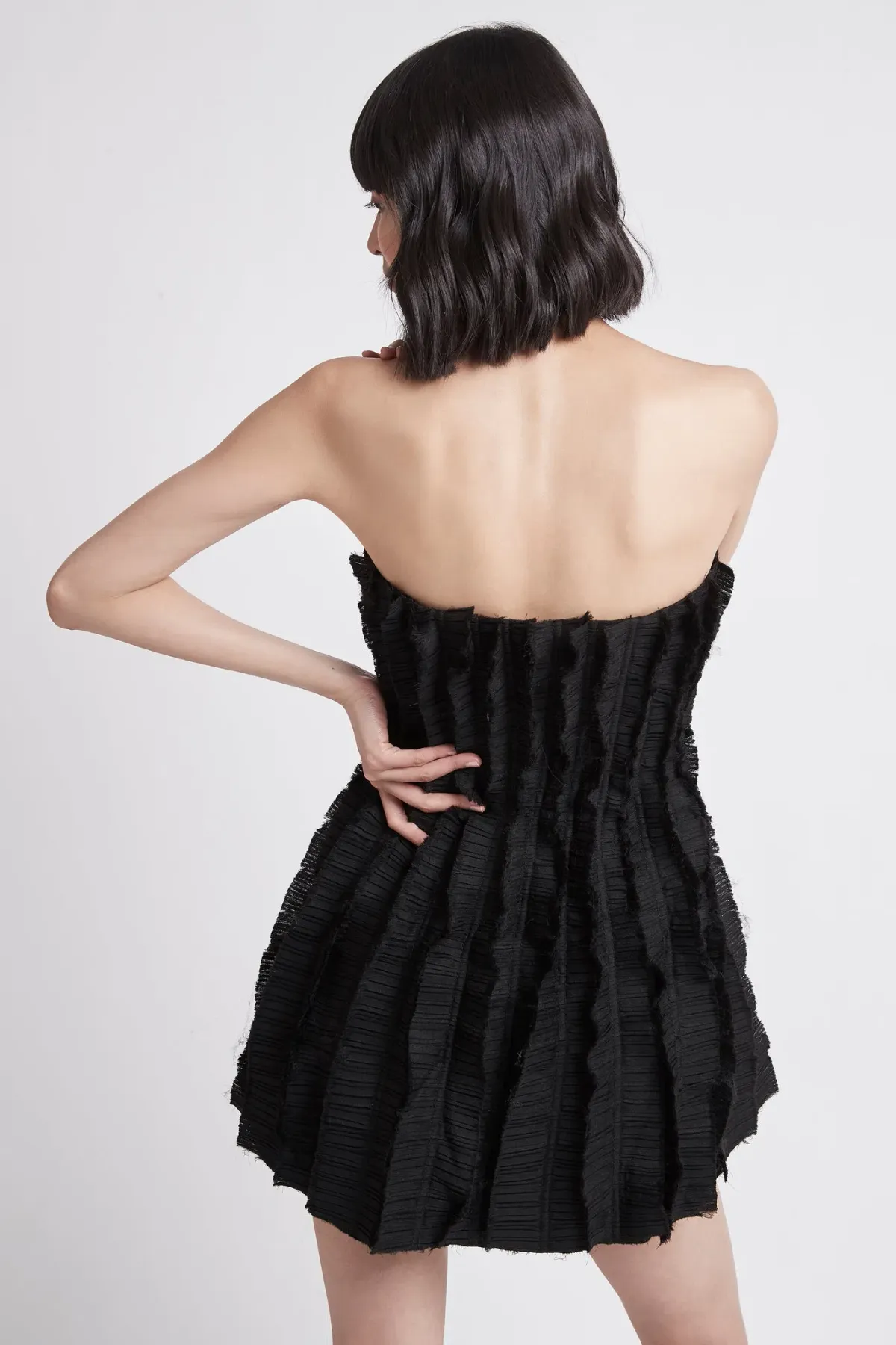 Aje Hybrid Sleeveless Mini Dress Black Size 10 - Image 3