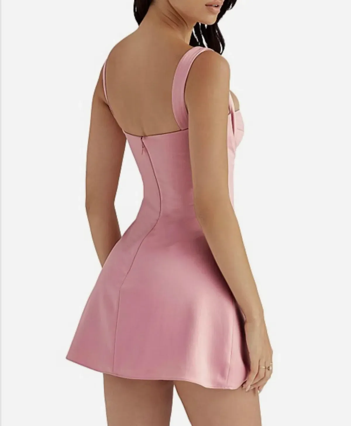 House of CB Kara Mini Dress Pink Quartz Size S / AU 8 - Image 4