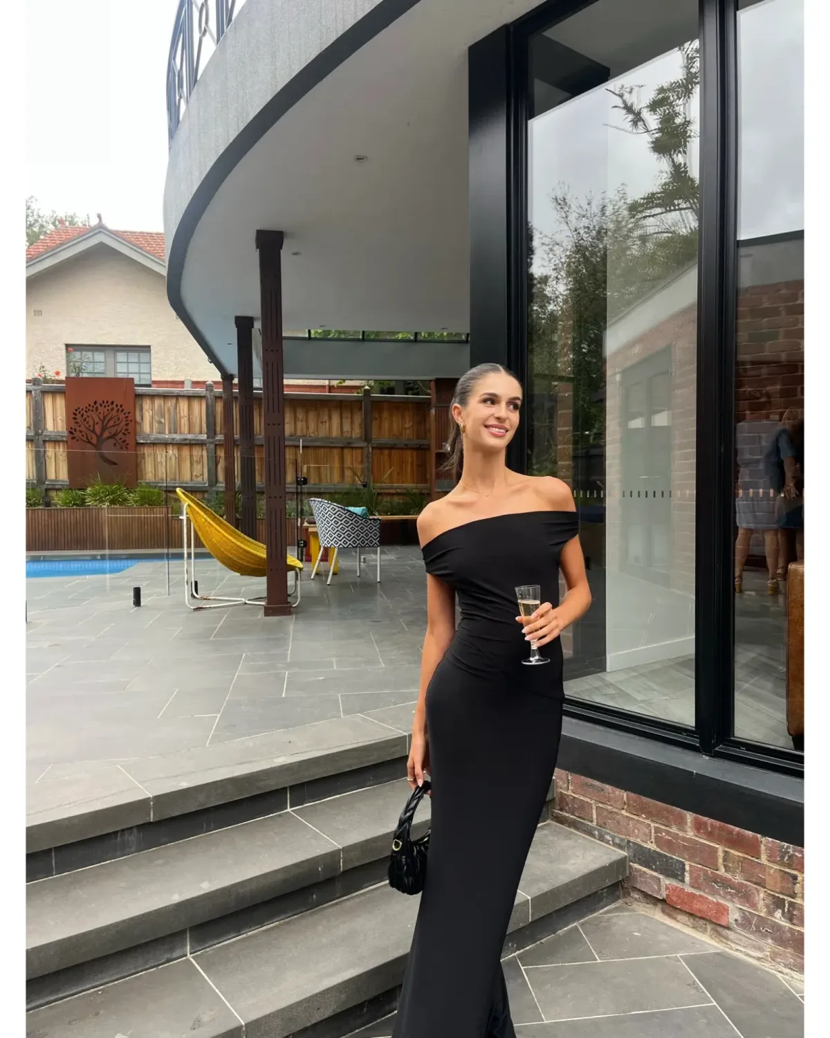 Natalie Rolt Bettina Gown In Black Size 1 / AU 8 - Image 1