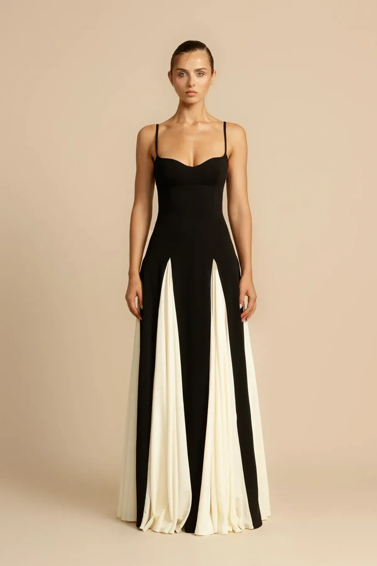 Arcina Ori Paloma Dress Black/White Size 6 - Image 2