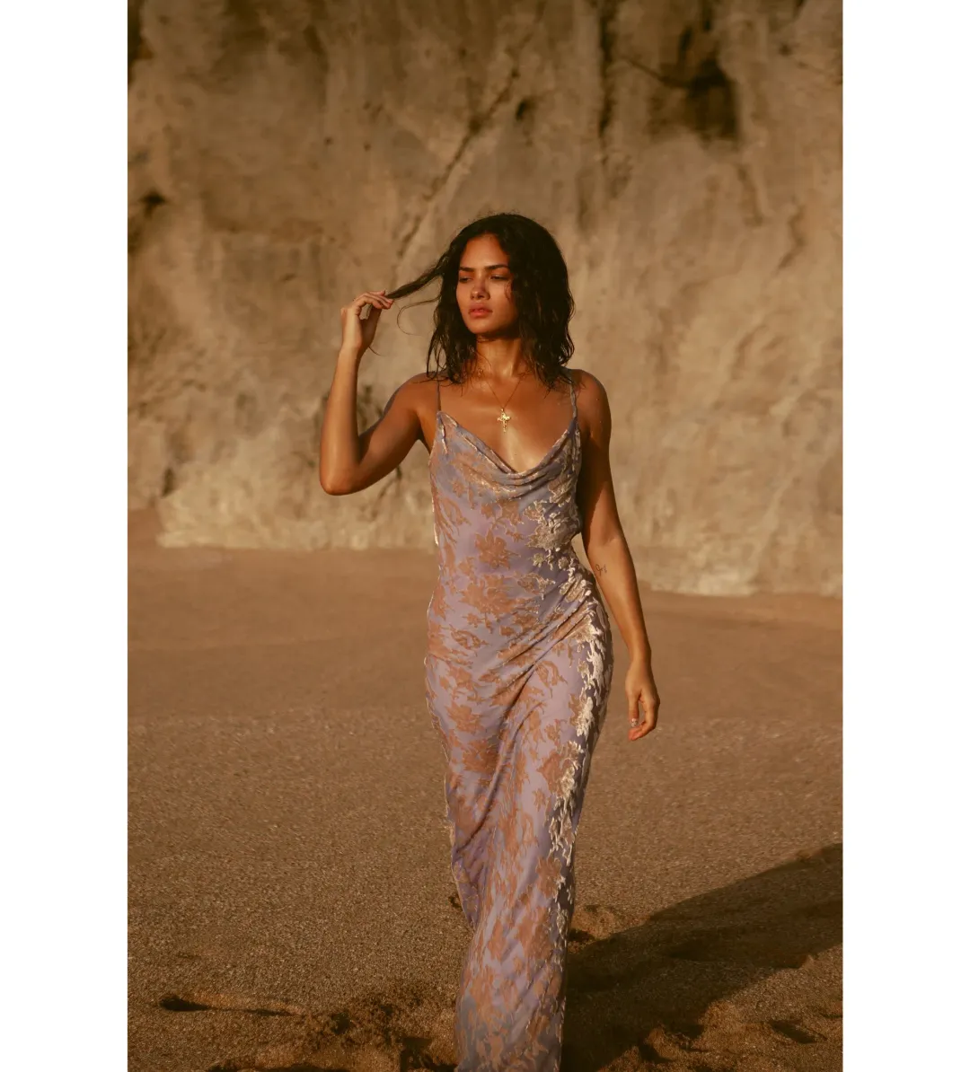 Rat & Boa Athena Dress Lavender Size 6  for rent on The Volte - main image